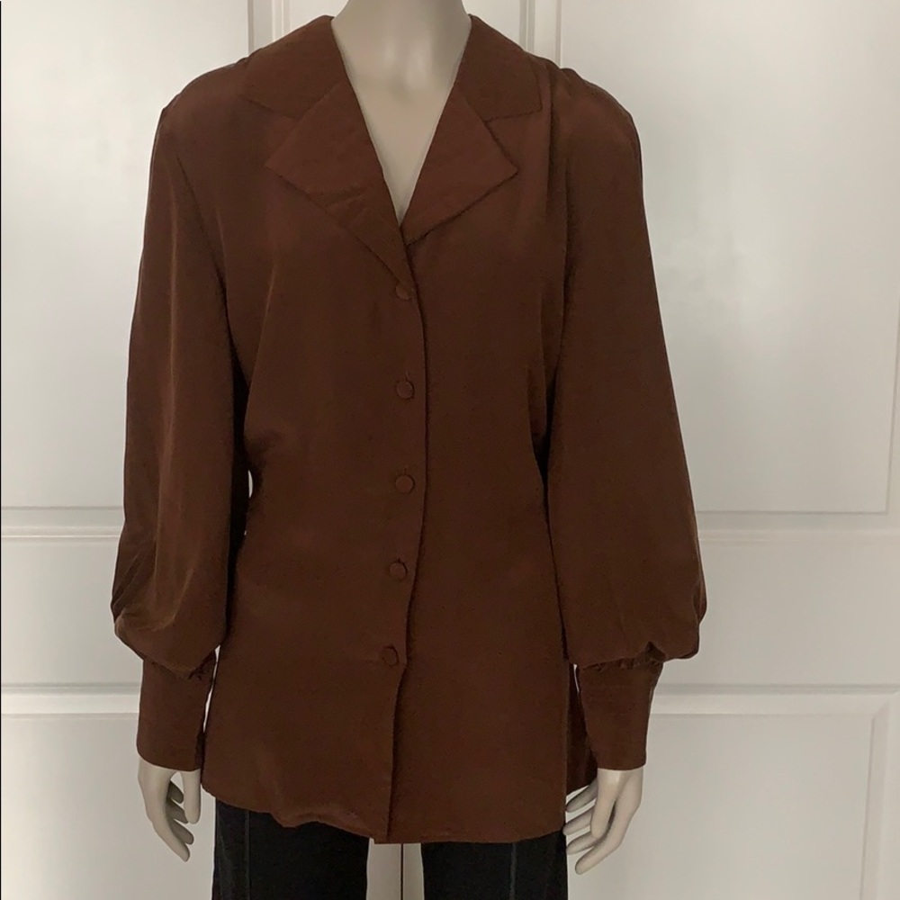 Diane Von Furstenberg Silk Assets 100% Silk Blouse